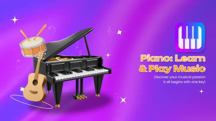 Klavier Keyboard:Lieder Lernen feature graphic