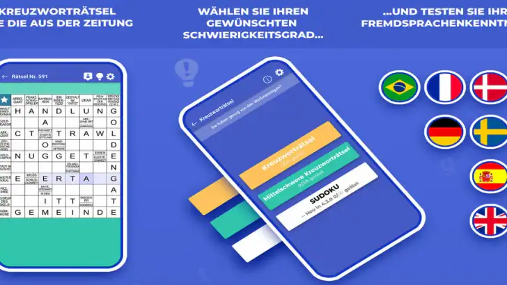 Kreuzworträtsel auf Deutsch feature graphic