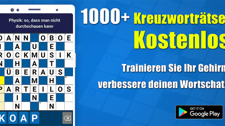 Kreuzworträtsel Deutsch Rätsel feature graphic