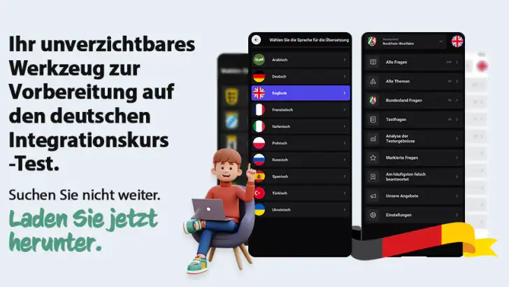 Leben in Deutschland 310Fragen feature graphic