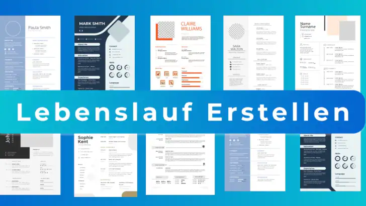 Lebenslauf App - CV erstellen feature graphic