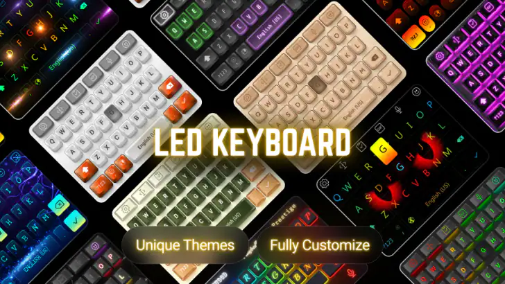 LED-Tastatur bunt feature graphic