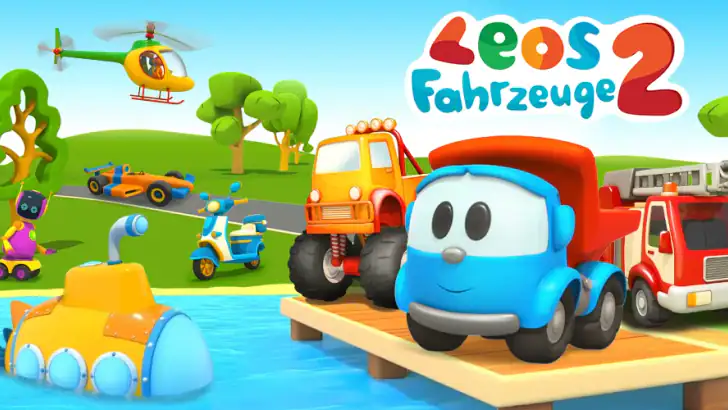 Leo 2: 3D Puzzle Kinder Spiele feature graphic