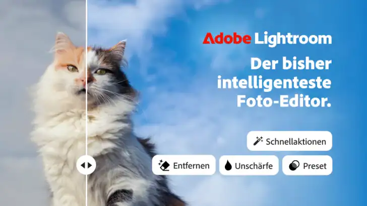 Lightroom Foto- & Video-Editor feature graphic