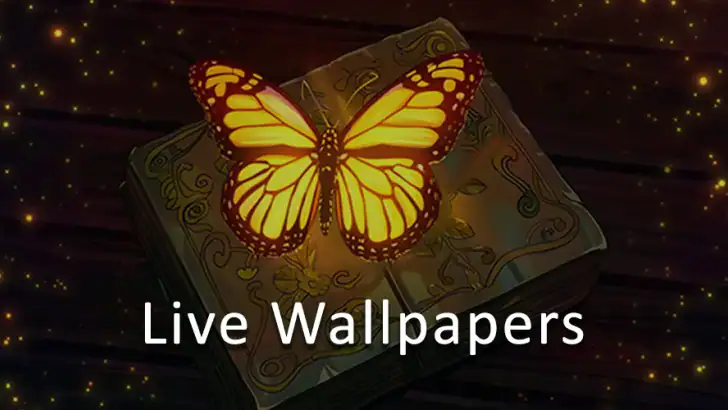 Live Wallpapers, 4K Wallpapers feature graphic