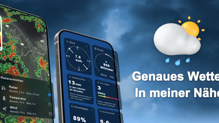 Live-Wetter & Regenradar feature graphic