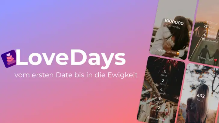 LoveDays: Beziehungsrechner feature graphic
