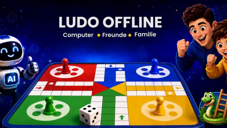 Ludo Offline - ohne Internet feature graphic