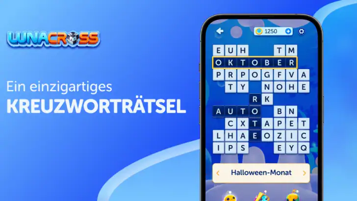 Lunacross: Kreuzworträtsel feature graphic