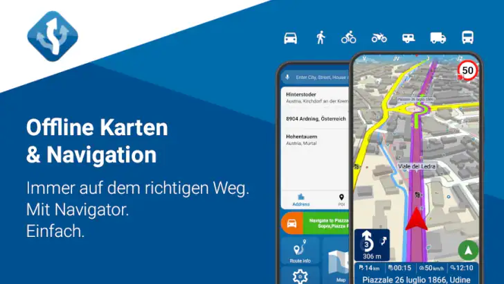 MapFactor Navigator feature graphic