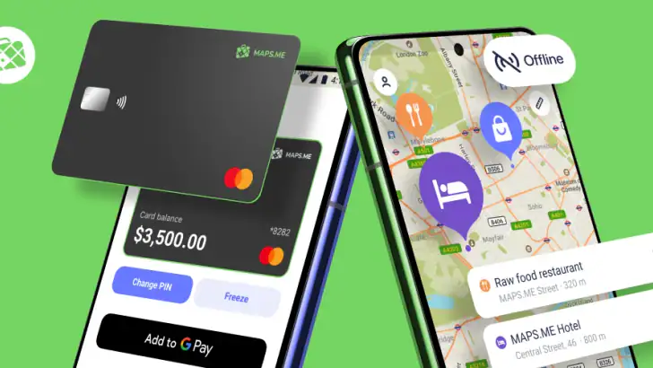 MAPS.ME: Offline maps GPS Nav feature graphic