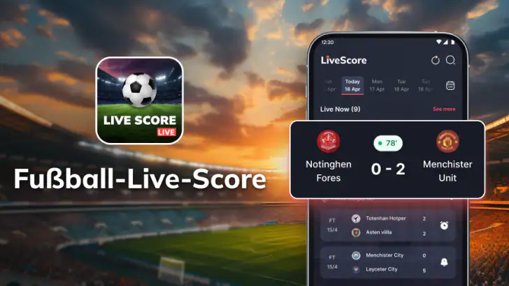 MatchLive: Fußball Live feature graphic