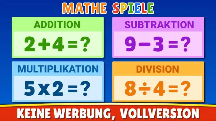 Mathe Lernspiele für Kinder feature graphic