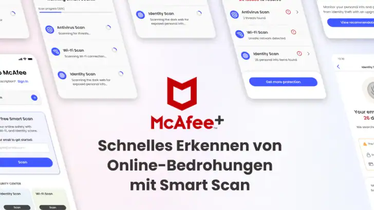 McAfee Security: Antivirus VPN feature graphic