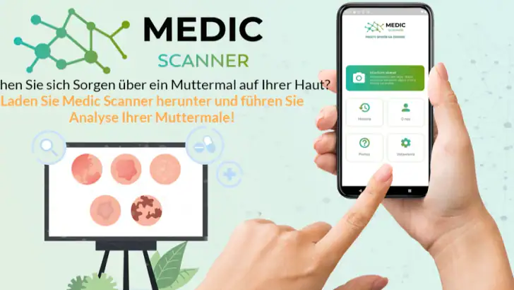 Medic Scanner - Hautanalyse feature graphic