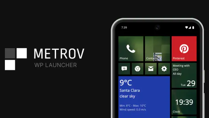 METROV Launcher feature graphic
