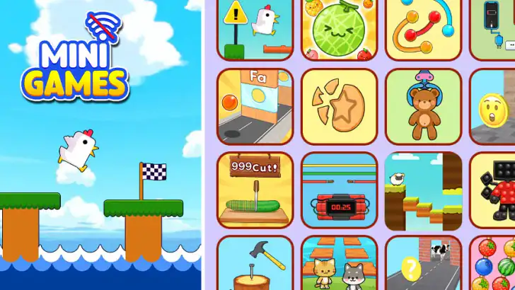 Mini Games: Calm & Relax feature graphic