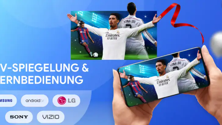 Miracast: TV-Spiegel & IPTV feature graphic