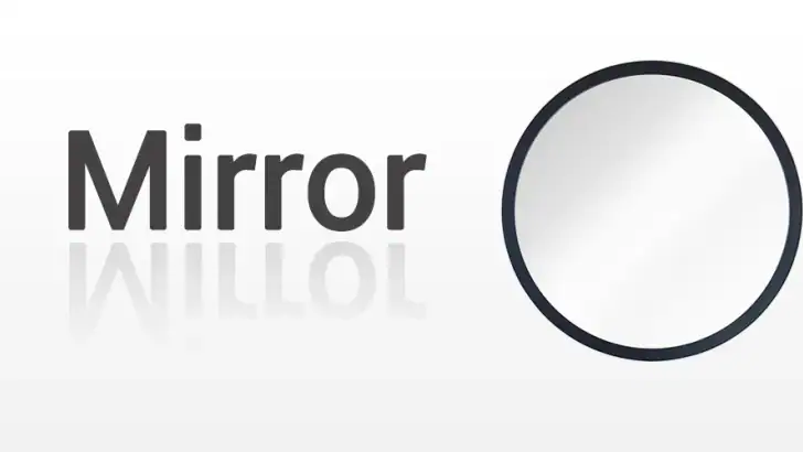 Mirror - Fullscreen Mirror App feature graphic