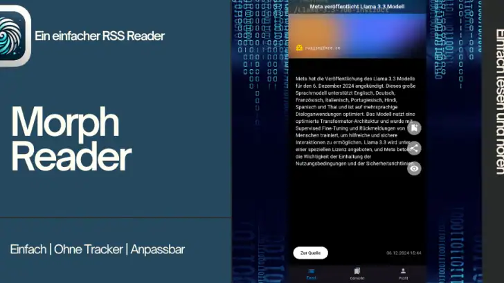 MorphReader feature graphic