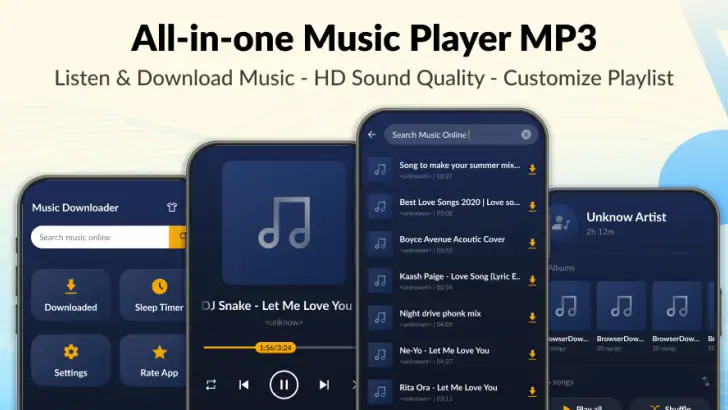 Mp3 Musik Herunterladen feature graphic