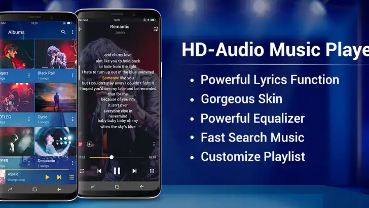 Music Player - Audio Player feature graphic
