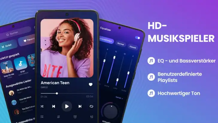 Musik Player - MP3 Player feature graphic