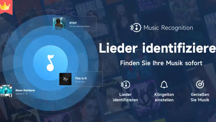 Musikerkennen - Song finder feature graphic