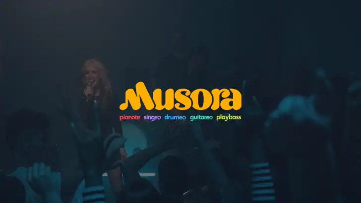 Musora: The Music Lessons App feature graphic