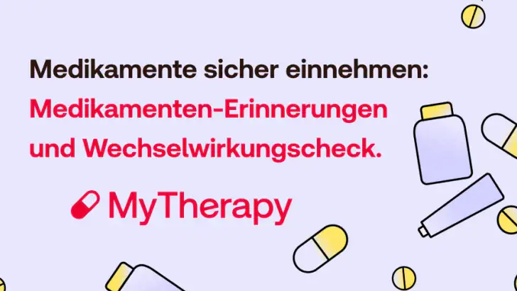 MyTherapy Tabletten Erinnerung feature graphic
