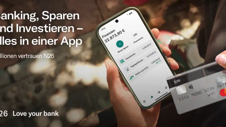 N26 — Love your bank feature graphic