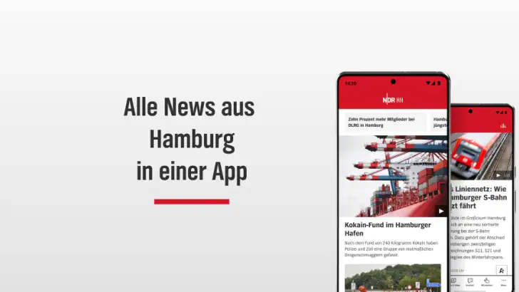 NDR Hamburg: News, Radio, TV feature graphic