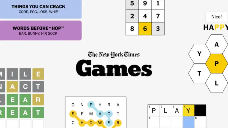 NYT Games: Wordle & Crossword feature graphic