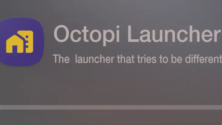 Octopi Launcher feature graphic