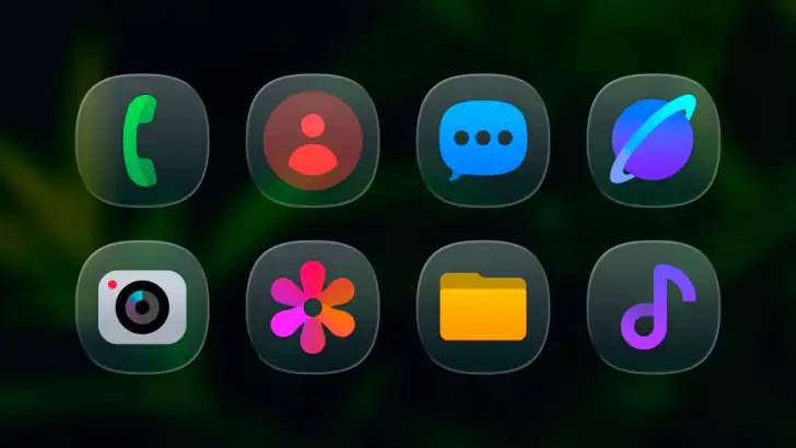 OneGlass 8 (Color) - Icon Pack feature graphic