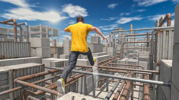 Only Up Sky Rooftop Parkour 3D feature graphic
