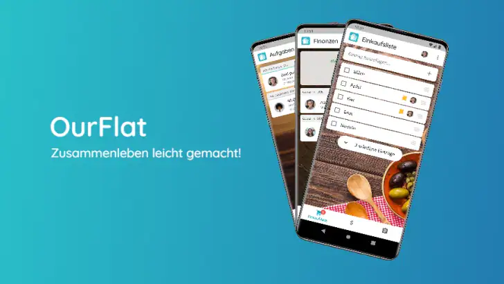 OurFlat - WG & Putzplan App feature graphic