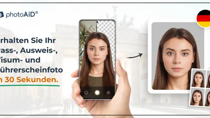 Passbilder App für Deutschland feature graphic