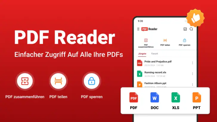 PDF Leser: Der PDF Viewer feature graphic