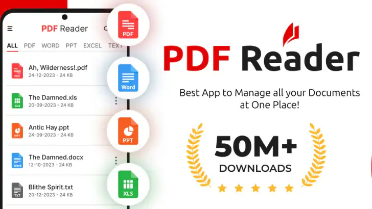 PDF Reader App: PDF Editor feature graphic