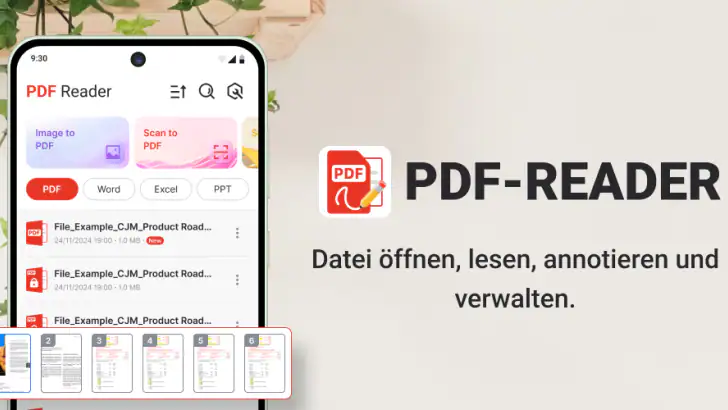 PDF Reader - PDF Viewer feature graphic