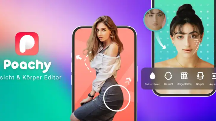 Peachy: Gesicht, Körper Editor feature graphic