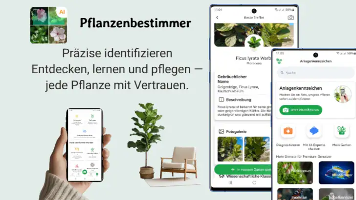 Pflanzenidentifizierer feature graphic