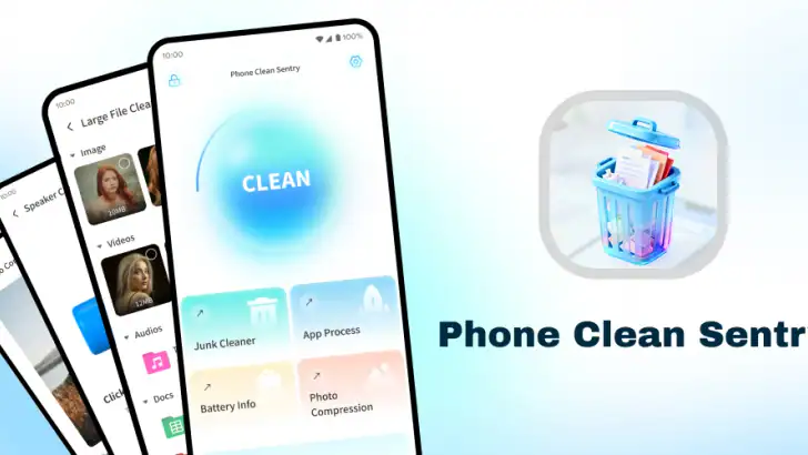 Phone Clean Sentry feature graphic