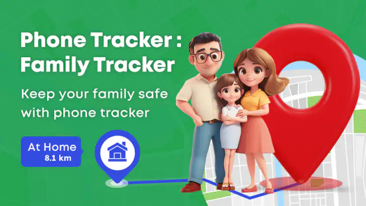 Phone Tracker : Family Tracker feature graphic
