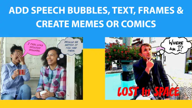 Photo Talks: Meme Text Bubbles feature graphic