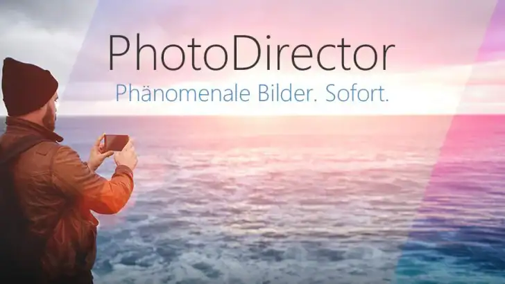 PhotoDirector: Foto bearbeiten feature graphic