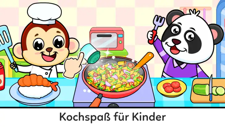 Pizza Kochspiele für Kinder feature graphic