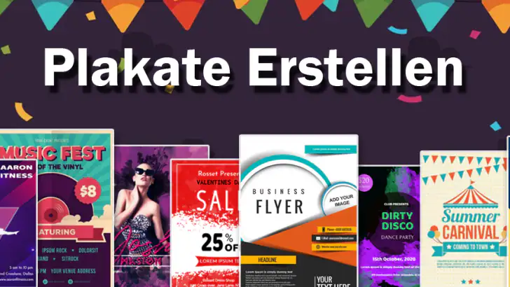 Plakate Erstellen Poster Flyer feature graphic