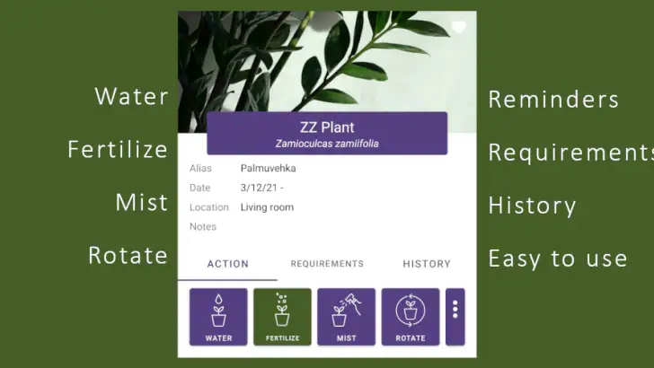 Plant Diary feature graphic